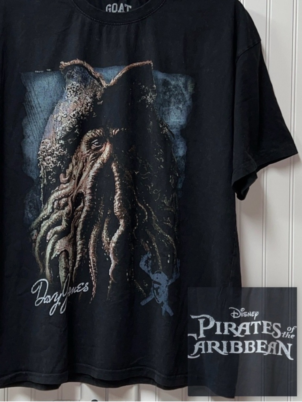 Goat Crew Disney Pirates of the Caribbean Oversized Heavyweight Shirt L